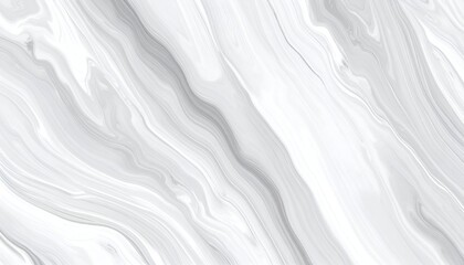 Obraz premium Swirling white and gray abstract design, resembling marble, with flowing diagonal lines