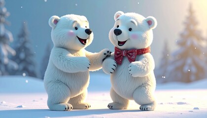 Tańczący miś polarny