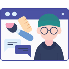 Online Workshop Illustration