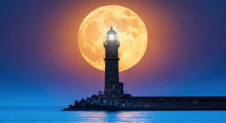 lighthouse on the beach