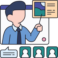 Virtual Class Sticker