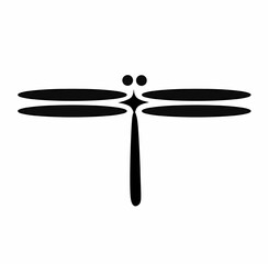 dragonfly on white background