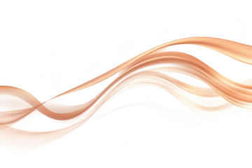 Abstract flowing waves in soft shades of peach and cream create a serene background. ideal for design projects. presentations. or digital artwork