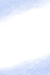 花びらの和風年賀状背景・上品な抽象デザイン枠・水色