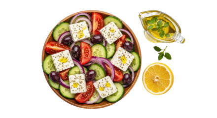 Colorful Assorted Fruit Salad with Yogurt and Honey.