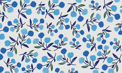 Flower abstract seamless pattern design background suitable for home decore and wallpaper purpose
