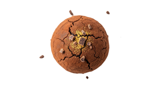 Cracked Earth Globe with Falling Debris.