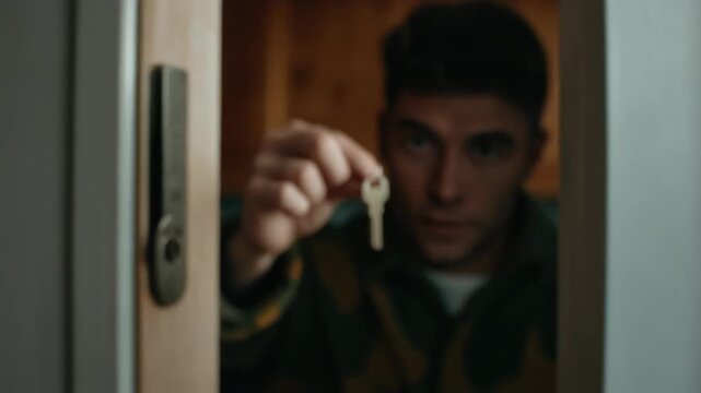 Key in Hand Symbolizing New Beginnings and Opportunities for Change