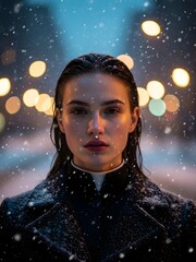 Elegant Christmas Fashion Editorial