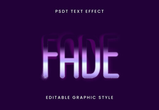 Purple Gradient Bold Tex Effect Glow Heavy Font