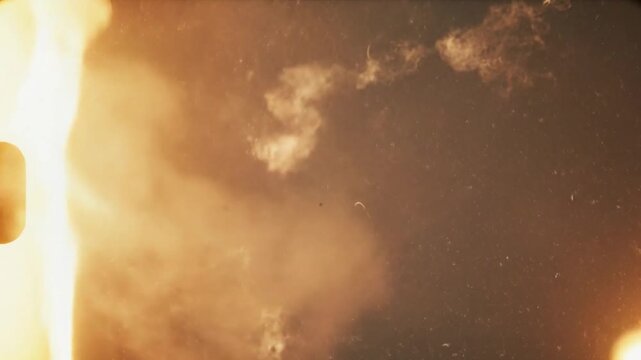 Vintage Super 8mm Film Texture Overlay with Dust and Light Leaks for Authentic Look