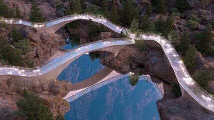 old rusty metal bridge