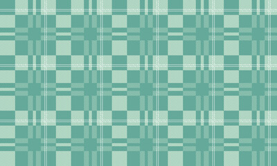 Seamless striped plaid pattern. Checkered fabric texture design. Vector