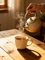 Calm Morning Tea Routine