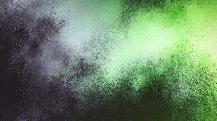 Obraz premium A vibrant abstract design featuring a blend of green, black, and gray hues, creating a dynamic and textured appearance.