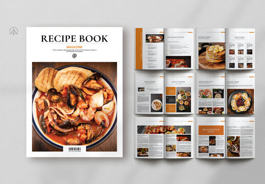 Recipe Book Brochure Template