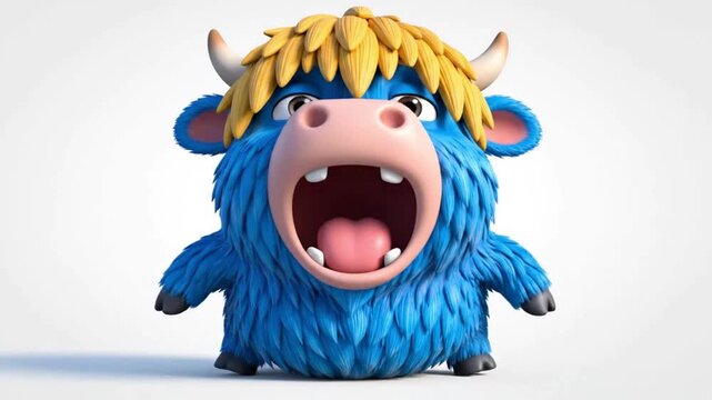 funny cartoon bull
