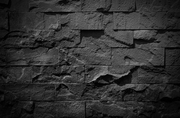 Brick black dark wall background