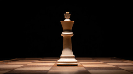 gambit. A single chess piece on a wooden board, connecting two sides in a minimalist game. tutorial guides, club newsletters, designed for tourism and weekend activity guides.

