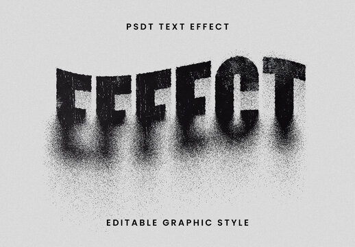 Dissolving Grain Dust Text Effect