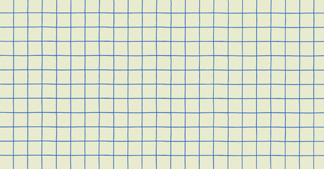 手描きのパステルカラーのシンプルなチェック模様背景