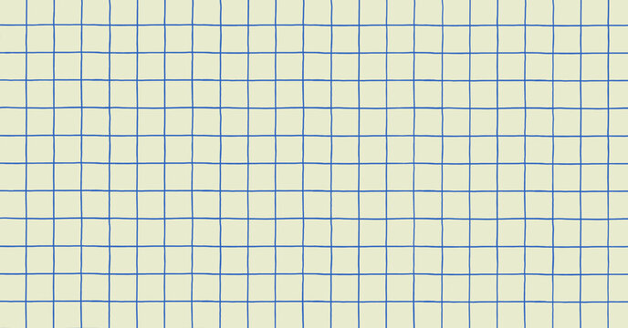 手描きのパステルカラーのシンプルなチェック模様背景