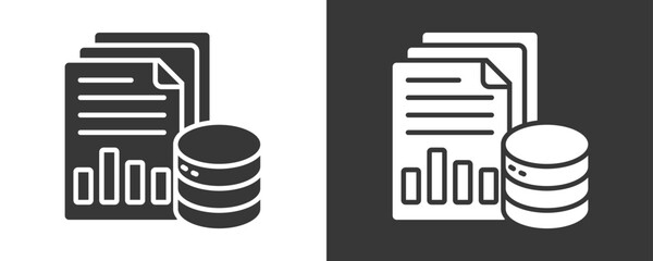Data Icon Set Multiple Style Collection