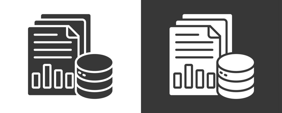 Data Icon Set Multiple Style Collection