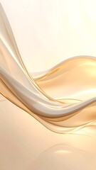 Soft, flowing, and shimmering fabric against a gradient background
