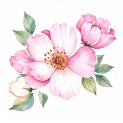 Delicate pink floral arrangement