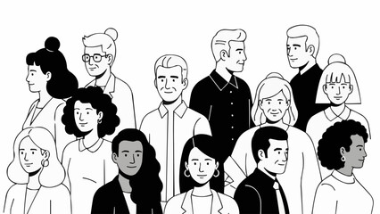 silhouettes of people