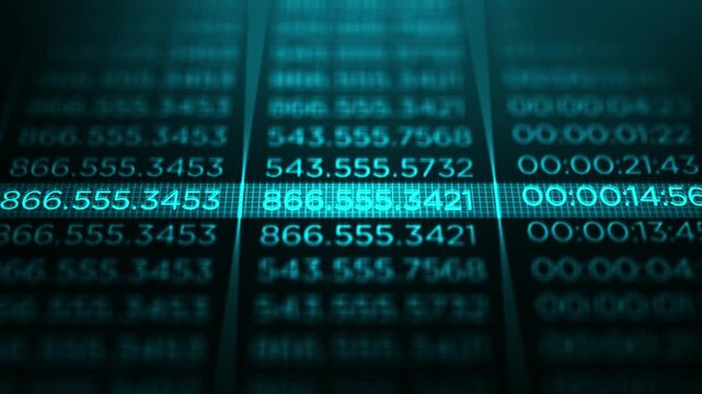 Cinematic CIA Phone Record Animation - Espionage Concept