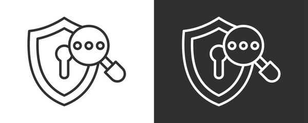 Obraz premium Analysis Icon Set Vector Collection Isolated In Black And White
