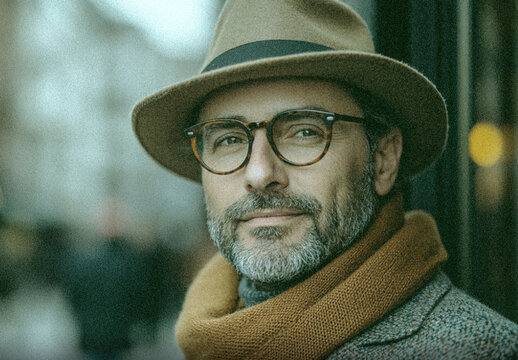 Green And Beige Classic 35mm Film Look Photo Effect