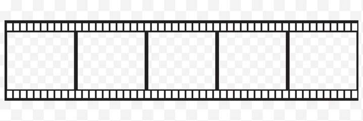 Film Strip icon in fill style. Movie roll. Filmstrip photographer equipment. Black photogram vector design can be used for mobile app and web design. Best Design. Vector illustration. 