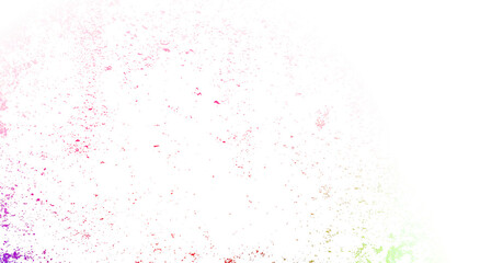 Celebrate spring festival of colors with a vibrant Holi powder explosion and light airy white