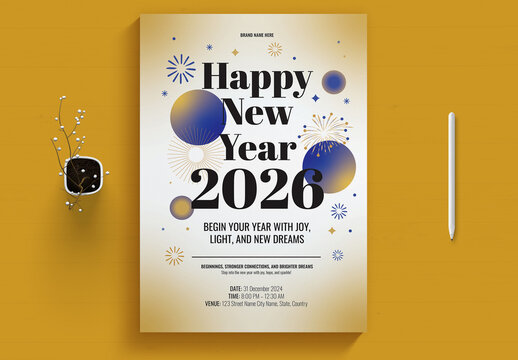 Happy New Year Flyer