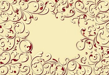 Intricate swirls, flourishes, and elegant loops form a complex calligraphic pattern,  swirls,  background