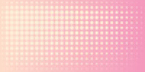 Soft Pink Peach Gradient Abstract Background With Dotted Halftone Pattern
