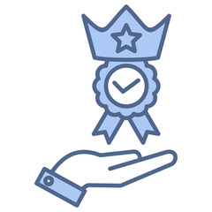 Premium Standards Blue Icon