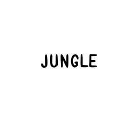 jungle text design