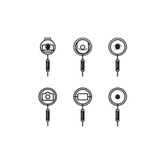 Badge Reel line art modern functional accessory essential