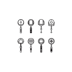 Badge Reel line art modern functional accessory essential
