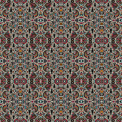 Dynamic Pop Art Christmas Seamless Pattern – Candy Canes, Comic Text, Holiday Doodles