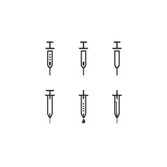 Blood Collection Needle line art precise safe usage depiction