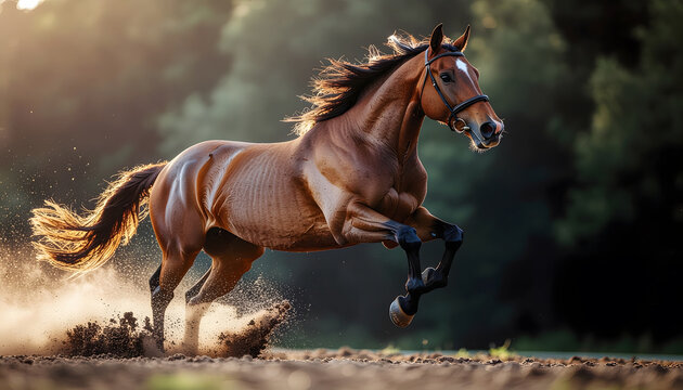 競走馬（躍動感）