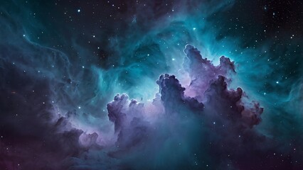 Fototapeta premium galaxy in space,Celestial Crystal Nebula