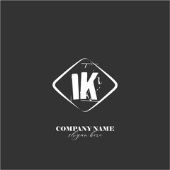 vector IK illustration of a logo for a company background abstract