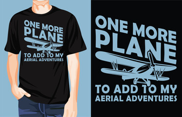  One more plane to add to my aerial adventures t-shirt design