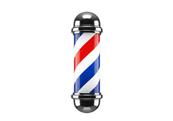 Classic barber pole, vintage style, shop sign